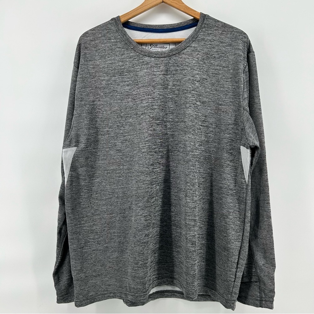 Stillwater Supply Co Mens Performance Long‎ Sleeve Shirt XL Vented Thumb Holes